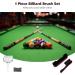 4 Pack Billiard Pool Table Brush Set with Wooden Handles - Rail Brush, Lint Roller, and Cue Cloth - Cleaning Accessories - Buy Online on GoSupps.com