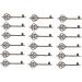ABOOFAN 60 Pcs Accessories for Teen Girls Bracelet Finding Pendant Key Shape Pendant Material Student Alloy - Buy Online on GoSupps.com