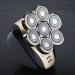 WAHFOX Universal 7 Heads Shaver Replacement Head - 7D Blade for All Brands - Silvery Shaver Head - Buy Online on GoSupps.com