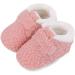Cheerful Mario Baby Winter Home Slippers - Pure Pink 6-12 Months - Buy Online on GoSupps.com