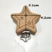 5pcs Natural Wood Beech Animal Shape Pacifier Clips for DIY Pacifier Chains - Buy Online on GoSupps.com