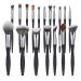 16 Sexy Small Waist Black Makeup Brush Set(22cm D) 22cm D