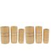 Bamboo Cupping Set - Pack of 6 | Premium Chinese Acupuncture Cupping Kits | Suction Cups for Healing & Wellness - Buy Online on GoSupps.com