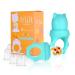 Kocan Baby fruit feeder baby food feeder fruit feeder pacifier for tooth relief with S/M/L 3-great-silicone pacifiers for toddlers pack with 2 pieces
