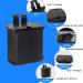 TeTupGa Car Trash Can with Lid - Collapsible Mini Bin with Headrest Hook - Waterproof Car Garbage Can and Organizer - Black - Buy Online on GoSupps.com