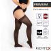 RIEMTEX PREMIUM Compression Stockings Class 2 CCL2 - 23-32 mmHg Open Toe Thigh Highs for Men & Women - Brown Size 4 - International Shipping Available - Buy Online on GoSupps.com