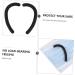 Solustrie 10 Pair Anti-Snag Earling Earrings | Handmade Rubber Ear Protectors for Children | Comfortable Facial Mask Ear Hooks (10x3cm) - Buy Online on GoSupps.com