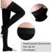 Petyoung Compression Stockings - 23-32 mmHg High Support Stockings for Varicose Veins Relief | Black | International Shipping Available - Buy Online on GoSupps.com