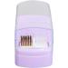 Elegant Nail Drill Bits Holder with Brush Pristine Manicure Box Head Stand Jar 30 Holes Nail Drills Stand Perfect Fit Essential Tool Demand Style Durable Unisex Portable Storage Purple. - Buy Online on GoSupps.com