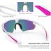 Snowledge Polarized Sports Glasses for Men & Women - Cycling Motorcycle & Outdoor - UV400 Protection Wind Resistant TR90 Frame (White-Revo Red) - Buy Online on GoSupps.com