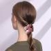 Jaciya Velvet Scrunchies Set - Soft Elastic Hair Bands for Women in Pink, Blush, Mauve & Beige - Buy Online on GoSupps.com