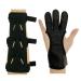 Gemilla Archery Gloves & Arm Guards, Leather Finger Arm Protector for Recurve Bow Compound Bow Longbow, Archery Accessories for Hunting & Targeting Arm Guard & Large Glove