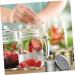 Mipcase 120 Pcs Mason Jar Lids Mason Jar Strainer Lid Tinplate Lids Glass Carafe Disc Lids Tinplate Canning Mason Jar Caps Cover Tinplate Disc for Jars Tinplate Date Disc Seal Can Lid Silverx4pcs 7X7X0.2CMx4pcs - Buy Online on GoSupps.com