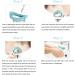 Hand-Operated Silicone Eye Washing Cup Kit - Effective Eye Cleaning Reduces Dust & Irritation Transparent Blue Eye Wash Cup for Safe Eye Care - Buy Online on GoSupps.com