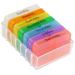 Daily Pill Organizer | 7-Day Compact Vitamin & Medication Holder | 4 Times a Day | International Shipping Available - Buy Online on GoSupps.com