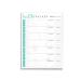 Tiny Expressions - Weekly Health & Wellness Tracker Journal (8.5" x 11" - 55 page Notepad) | Meal Water Fitness & Exercise Planner for Adults | Full Year Daily Weight Loss Notebook for Women & Men