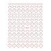 1 PC 2021 Simple Nails Accessories Gold Summer Diy Slider Nail Sticker 3D Love Heart Design(red)