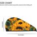 Sunflowers Microfiber Hair Towel - Super Absorbent Coral Velvet Wrap for Long Curly Thick Hair - Quick Dry for Women - Buy Online on GoSupps.com
