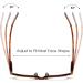 JM Blue Light Blocking Reading Glasses Set - Men Women Round Spring Hinge Readers +1.75 Black & Tortoise Blue Light (2 Black & 2 Tortoise) - Buy Online on GoSupps.com
