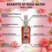 100% pure natural Red Rose water mist spray for facial hydrating smoothing 125ml - Buy Online on GoSupps.com