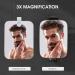 TOUCHBeauty 3X Magnification Shower Mirror with Razor Holder | 360 Swivel Bathroom Accessory | Men & Women | 11 Size | Version 2.0 | Black - Buy Online on GoSupps.com