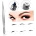 WOONEKY 1pc Pointed Manual Slender Eyebrow Silver Thin Single-end Multifunction Pen Embroidery - Buy Online on GoSupps.com