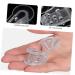 Clear Silicone Toe Separators for Men - 4 Pairs Hammer Spacer Valgus Adjuster Tool for Foot Splitters - Buy Online on GoSupps.com