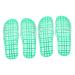 MAGICLULU 2 Pairs Slippers Quick Drying Shower Slippers Green Home Indoor Slippers Non Dorm Shoes Gym Foot Spa Soak Tub Shower Footware Massaging Travel Pvc Household Plastic Barrel 25x9.5cm 8x2pcs Greenx2pcs