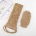 Back Scrubber - Hemp Body Brush & Mitt for Men & Women | Exfoliating Back Cleaning Tool - Buy Online on GoSupps.com