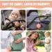 Aolso Dummy Holder Case Silicone Dummy Holder Case Baby Dummy Holder Case Square Pacifier Holder Case Portable Soother Pods for Baby Baby Pacifier Case for Travel Home (Bean Paste) - Buy Online on GoSupps.com