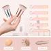 OMANIAC Silver Makeup Brushes - Flat Top Pro Foundation & Concealer Brush for Flawless Blending | Travel-Friendly for Liquid Cream & Powder - Buy Online on GoSupps.com