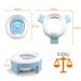 Portable Toddler Travel Potty Seat with Storage Bag - Blue (24M-3 Years) - Buy Online on GoSupps.com