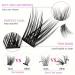 DIY Eyelash Extension Kit - 200 Mixed Length Clusters for Perfect Lash Extensions - Black - Buy Online on GoSupps.com