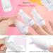 Gel Nail Polish Remover Kit - TsMADDTs 10pcs Remover Clips, Cuticle Trimmer, Nail Cotton Pads, Brush, File - 400/4000 Grit - Buy Online on GoSupps.com
