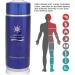 Bouteille D'eau Alcaline en Acier Inoxydable Flacon de Tasse D' quilibre nerg tique pour la sant (Bleu) - Buy Online on GoSupps.com