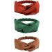 15PCS Solid Color Women Twisted Headbands - Vintage Suede Criss Cross Elastic Hair Bands for Girls & Women - Buy Online on GoSupps.com