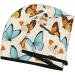 Hair Towel Wrap with Button - Fast Drying Towel Turban for Quick Hair Drying (Butterflies Design) | International Shipping - Buy Online on GoSupps.com