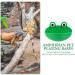 PATKAW 2pcs Reptiles Suction Cup Feeder Frog Habitat Lizard Feeding Food Cricket Bowl Water Dish Gecko Ledge Supplies Accessories for Gecko Bearded Dragon - Buy Online on GoSupps.com