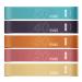 Resistance Bands Resistance Exercise Bands Set of 5 for Legs and Glutes Home Fitness Stretching Physical Therapy Pilates Flexbands Workout Bands Style2