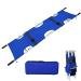Stretcher Bed Portable Folding Stretcher Multifunctional Foldable Stretcher Bed Emergency Transport Stretcher with Storage Bag Natural (Blue)