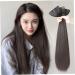 Beatifufu Piece Long Straight Hair Wig Hair Extensions Clip in Human Hair Dark Brown Hair Extensions Jet Black Wig Women Hair Extensions Natural Hair Accessories Miss High Temperature Wire 80X15CM Black - Buy Online on GoSupps.com