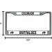 NCAA Standard Chrome License Plate Frame - Team Color, 6 x 12.25 by Rico Industries - Buy Online on GoSupps.com