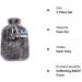 VIROSA Hot Water Bottle with Cozy Fluffy Cover - Large 2L Capacity for Pain Relief (Dark Grey) - Buy Online on GoSupps.com