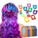 DANNEEFORSU7 Hair Chalks for Girls 8 Pieces Washable Hair Chalk for Kids Portable Non-Sticky Temporary Luminous Hair Colour Hair Spray Paint for Children Birthday Party