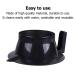Beaupretty 4pcs Hair Dye Mixing Bowls Set in Black | Salon Hair Color & Bleach | Hair Dye Coloring Kit - Buy Online on GoSupps.com