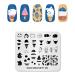 Kads nail art stamp Template of the unripe cute design picture plate Stamping plate for nail art diy tools for manicure ice cream (IM023)