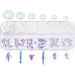 12 Grids Glass Nail Art Decorations Multi-Shape Multi-Size Nails Ornaments Manicure Decor DIY Crafts Accessories Nail Art Decoration 3d - Buy Online on GoSupps.com