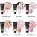 Nails Extension Gel Kit - 6 Colors Professional Builder Gel Set for Quick Building Nail Extensions - 15 in 1 Manicure Salon Set - Buy Online on GoSupps.com