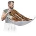 Elephants Beard Bib Apron Beard Bib Hair Catcher for Men Shaving and Trimming Non-Stick Waterproof Beard Cape Grooming Cloth with 2 Suction Cups Gifts for Men