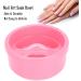 Hand Soak Bowl Portable Lightweight Nail Art Soak Bowl Durable False Nails For Clean Fingers Nail Art Remove Nail Polish - Buy Online on GoSupps.com